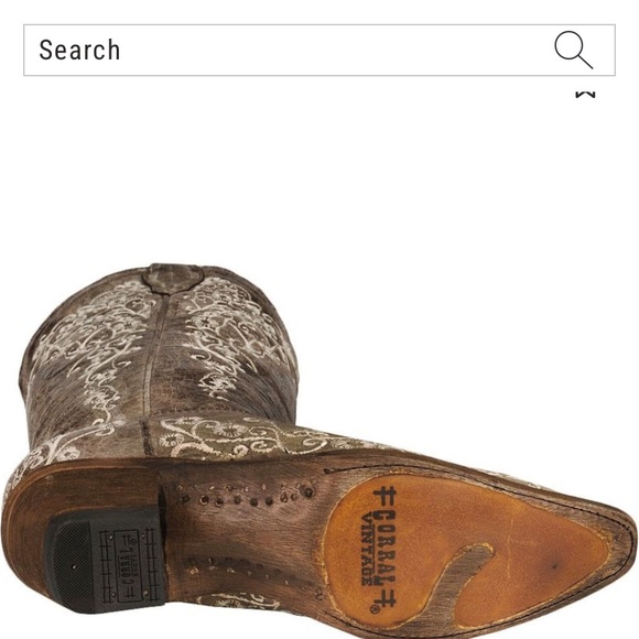 CORRAL WOMEN'S CRATER WITH BONE EMBROIDERY WESTERN BOOTS - SNIP TOE boot barn - Picture 3 of 6